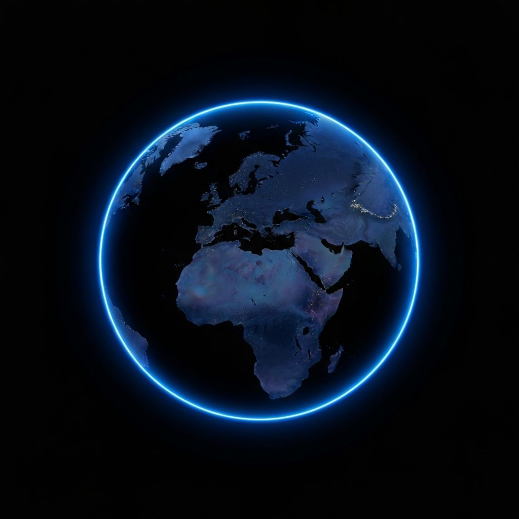 Earth visualized from space